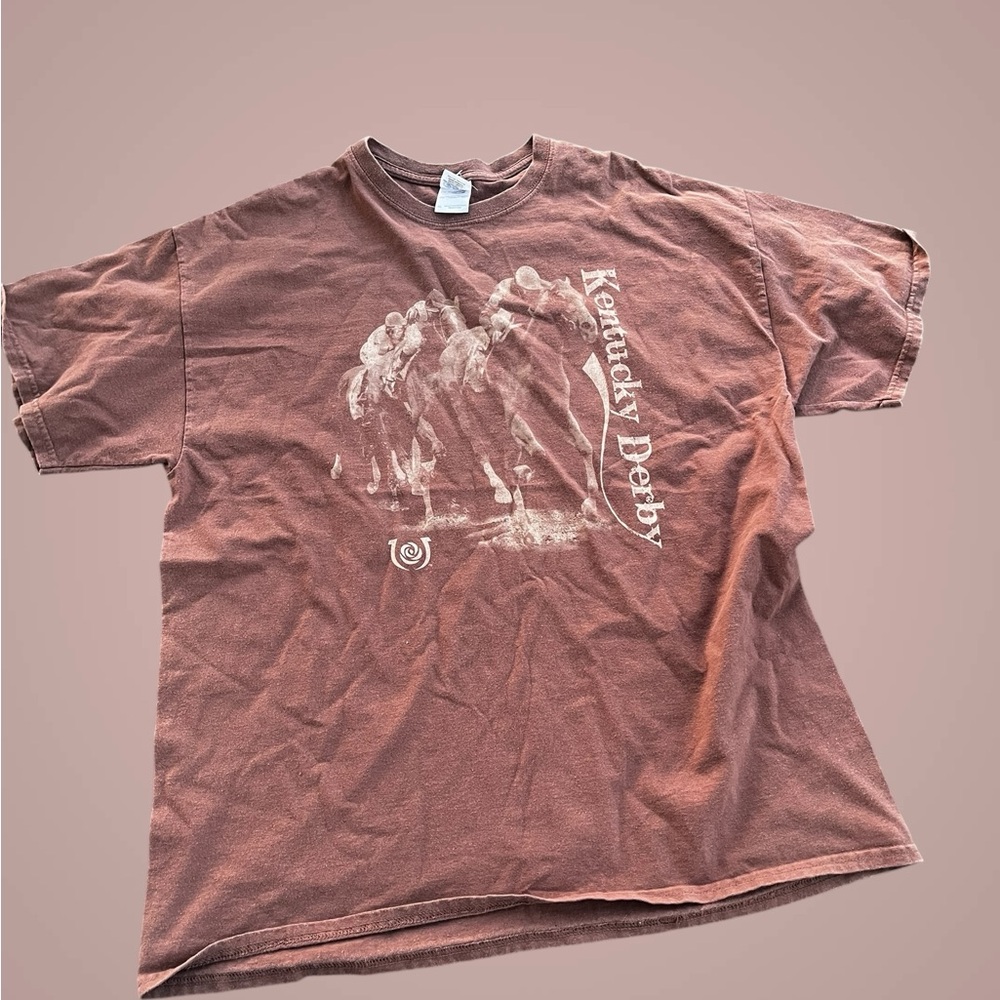 Kentucky Derby Brown/ pinkish T-Shirt